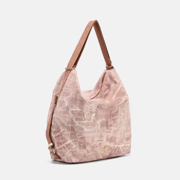 Ynot? Borsa Hobo Gum Fantasia Città - immagine 3
