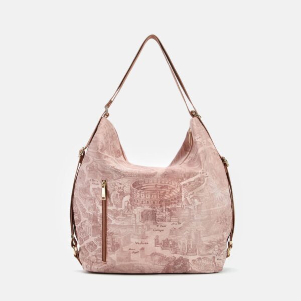 Ynot? Borsa Hobo Gum Fantasia Città - immagine 4