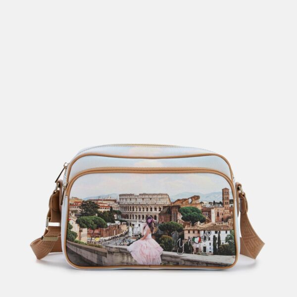 Ynot? Borsa a Tracolla Yes Bag Stampa Città Roma - immagine 4