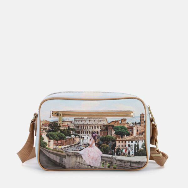 Ynot? Borsa a Tracolla Yes Bag Stampa Città Roma - immagine 2