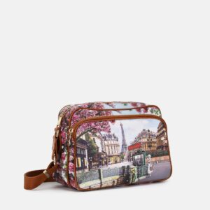 Ynot? Borsa a Tracolla Yes Bag Stampa Città Parigi
