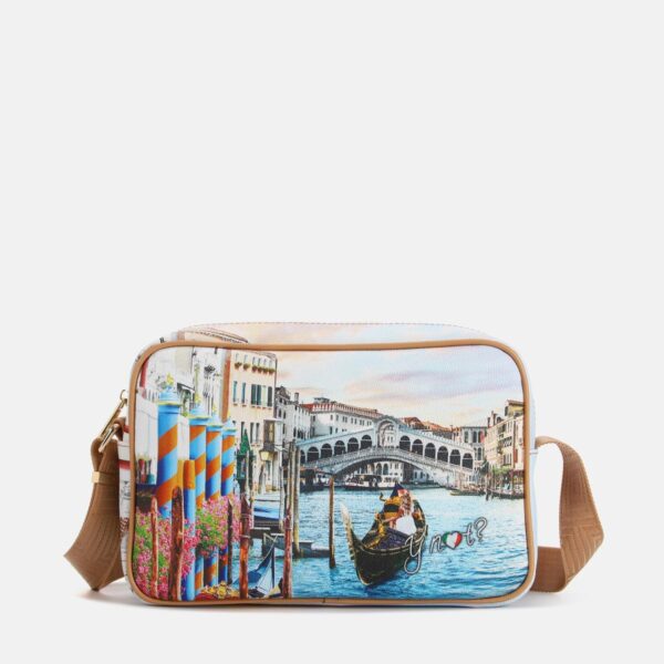 Ynot? Borsa tracolla Medium Yes Bag Stampa Città - immagine 2