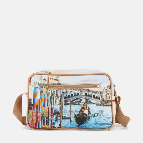 Ynot? Borsa tracolla Medium Yes Bag Stampa Città - immagine 4