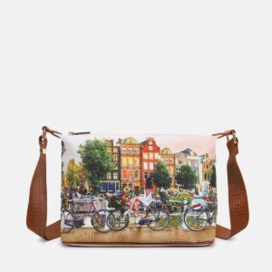 Ynot? Borsa tracolla Yes Small Stampa Amsterdam