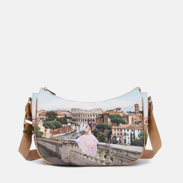 Ynot? Borsa tracolla Yes Bag Stampa Città - immagine 3