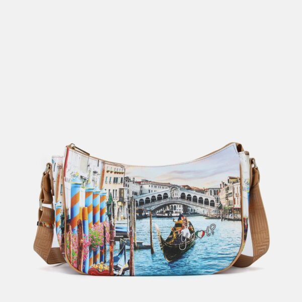 Ynot? Borsa tracolla Yes Bag Stampa Città - immagine 3