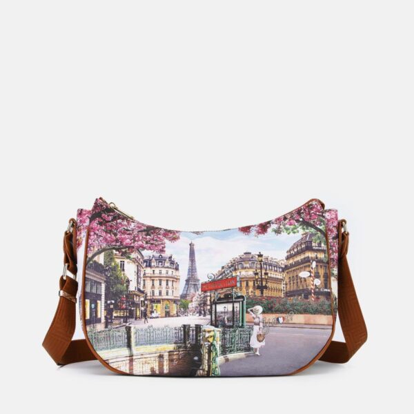 Ynot? Borsa tracolla Yes Bag Stampa Città - immagine 3