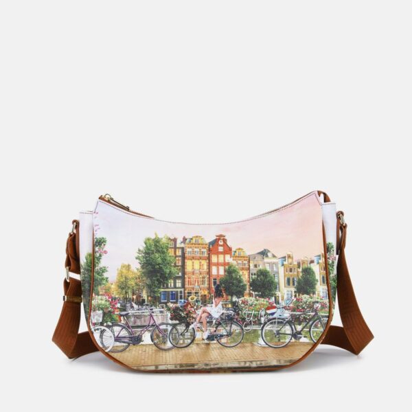 Ynot? Borsa tracolla Yes Bag Stampa Città - immagine 3