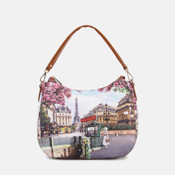 Ynot? Borsa sottobraccio con tracolla Città Parigi - immagine 2