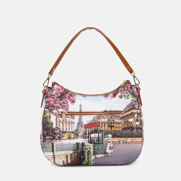 Ynot? Borsa sottobraccio con tracolla Città Parigi - immagine 4