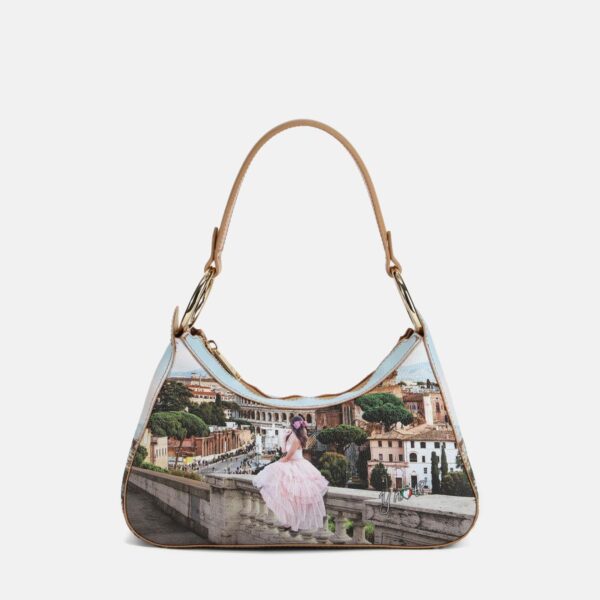 Ynot? Borsa Sacca Yes Bag Stampa Città - immagine 3
