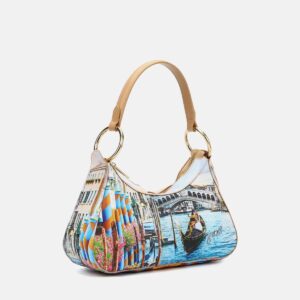 Ynot? Borsa Sacca Yes Bag Stampa Venezia