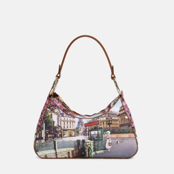 Ynot? Borsa Sacca Yes Bag Stampa Città - immagine 3