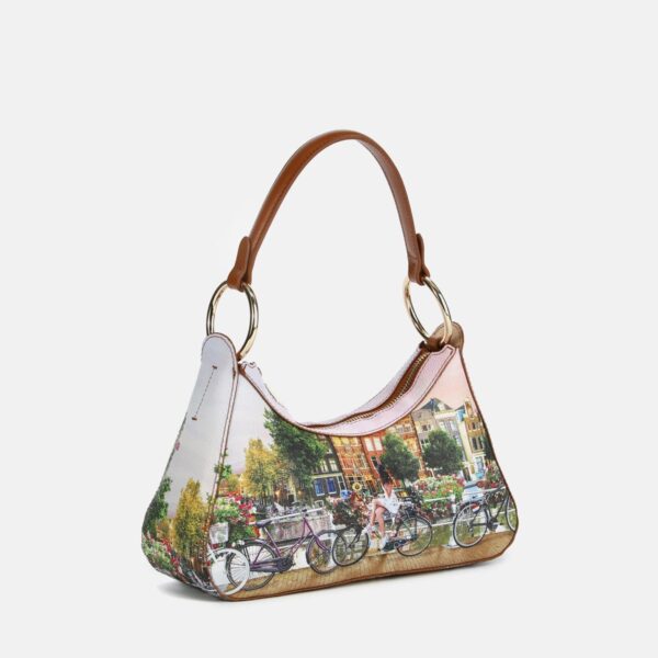 Ynot? Borsa Sacca Yes Bag Stampa Città - immagine 2
